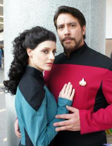 Troi and Riker
